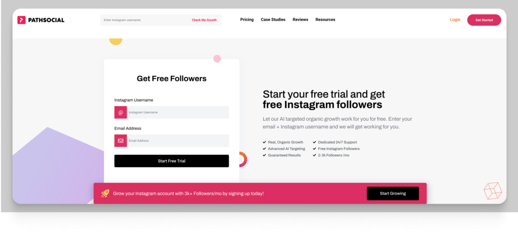 Path Social Free Instagram Followers